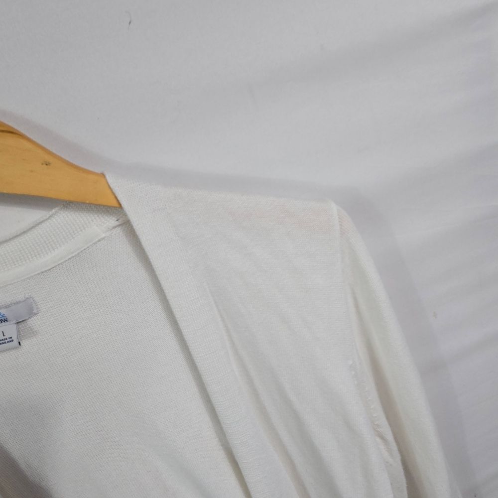 Croft & Barrow White Women's Cardigan Sizr L - Picture 3 of 10